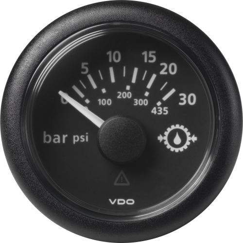 Manometro Pressione Olio Vdo Oil Pressure Gauge Manometro Universale Auto Pressione Olio Motore adatto per12v 52mm/2in Indicatore Elettromagnetico Univers 