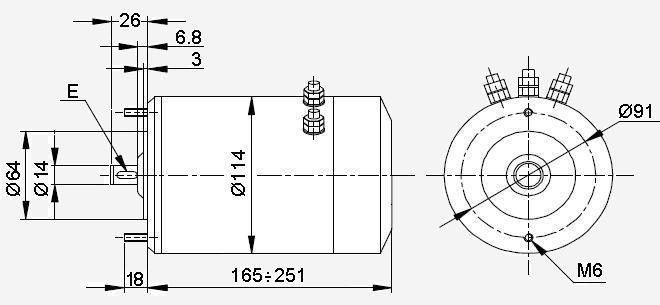 Quick FVSSM1012000A00 OSP MOTOR WINDLASS 1000W 12V